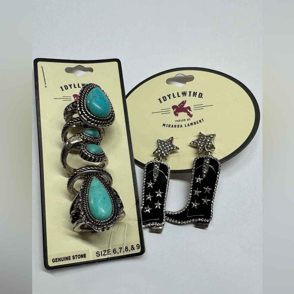 Idyllwind Silver And Turquoise Ring Collection